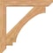 Ekena Millwork Imperial Slat Smooth Bracket w/ Offset Brace, Western Red Cedar, 7 1/2"W x 48"D x 48"H BKT0806X48X48IMP06SWR - alternate 3
